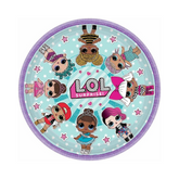 صحون لول سبرايز ورقية 9 انش 8 قطع